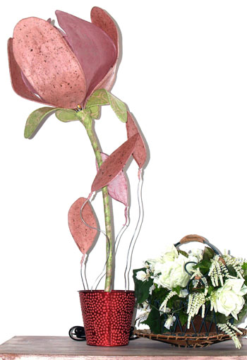 Lampe rose